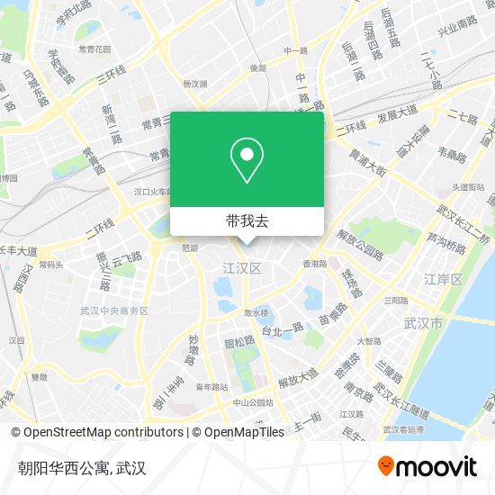 朝阳华西公寓地图