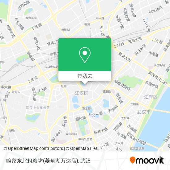 咱家东北粗粮坊(菱角湖万达店)地图