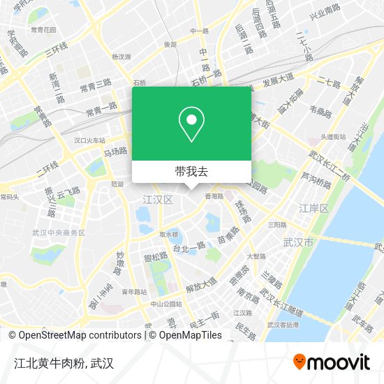 江北黄牛肉粉地图