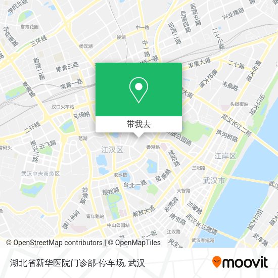 湖北省新华医院门诊部-停车场地图