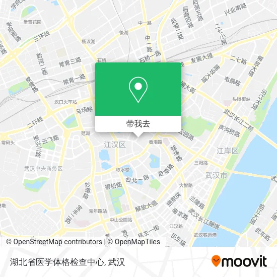 湖北省医学体格检查中心地图