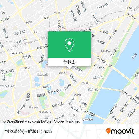 博览眼镜(三眼桥店)地图