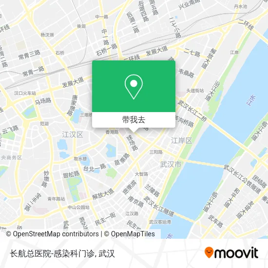 长航总医院-感染科门诊地图