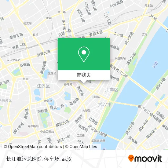 长江航运总医院-停车场地图