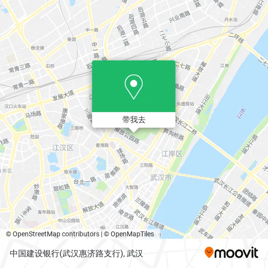 中国建设银行(武汉惠济路支行)地图
