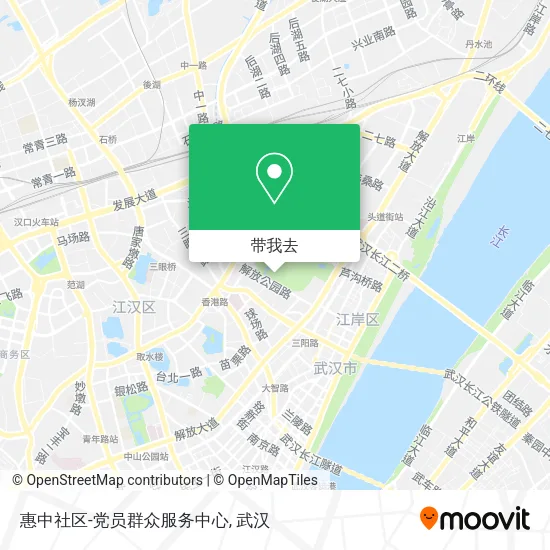 惠中社区-党员群众服务中心地图