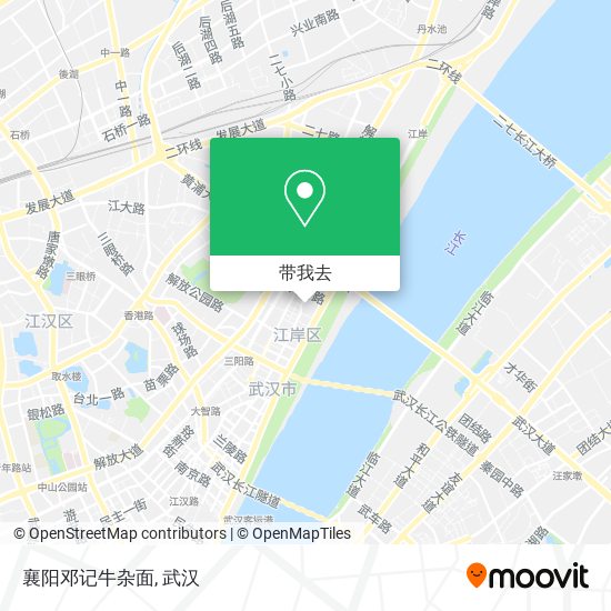 襄阳邓记牛杂面地图