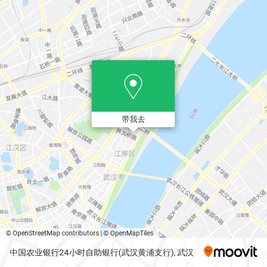 中国农业银行24小时自助银行(武汉黄浦支行)地图
