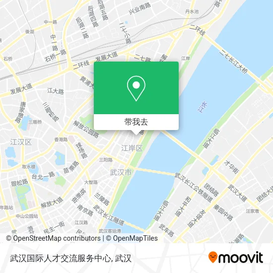 武汉国际人才交流服务中心地图
