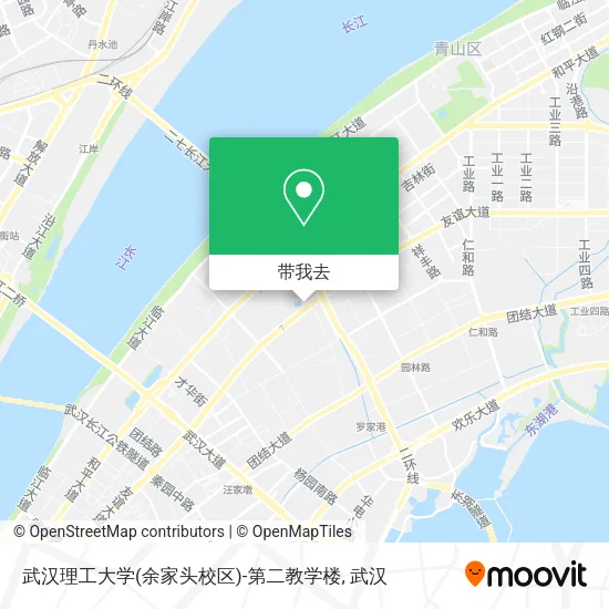 武汉理工大学(余家头校区)-第二教学楼地图