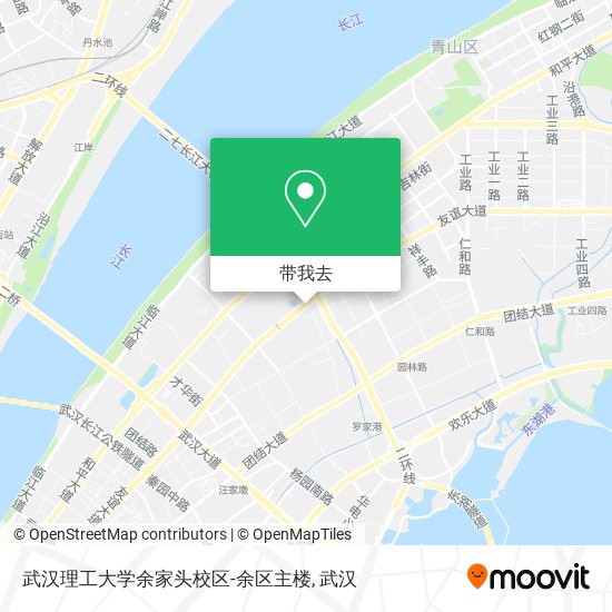 武汉理工大学余家头校区-余区主楼地图