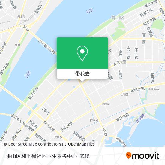 洪山区和平街社区卫生服务中心地图
