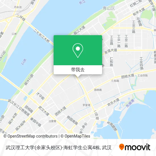 武汉理工大学(余家头校区)-海虹学生公寓4栋地图
