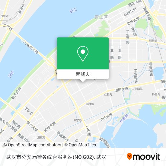 武汉市公安局警务综合服务站(NO.G02)地图