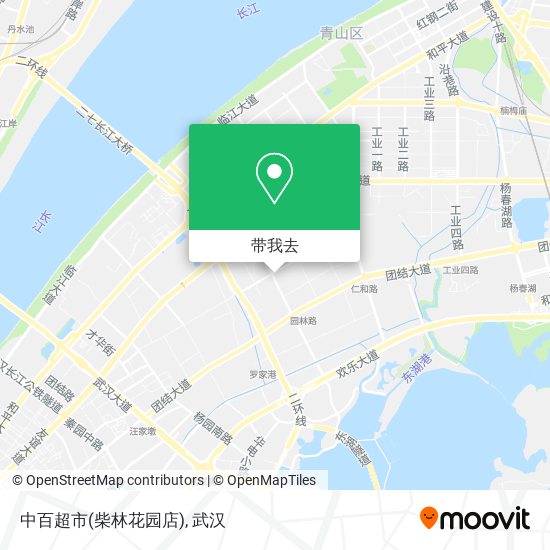 中百超市(柴林花园店)地图