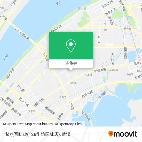 紫燕百味鸡(128街坊园林店)地图