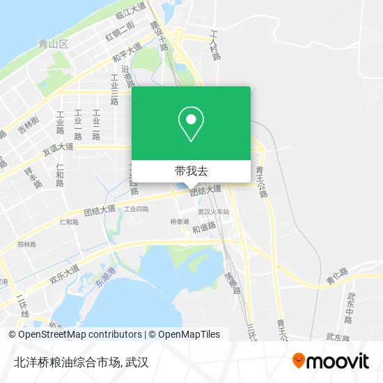 北洋桥粮油综合市场地图