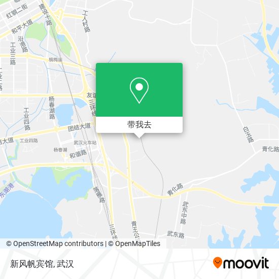 新风帆宾馆地图