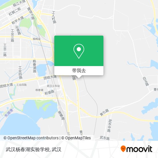 武汉杨春湖实验学校地图