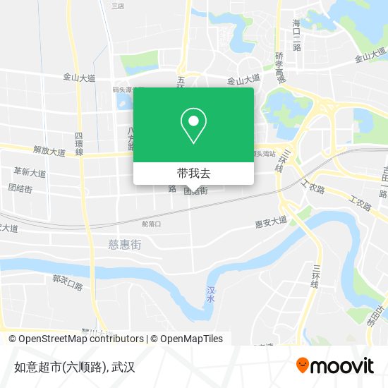 如意超市(六顺路)地图