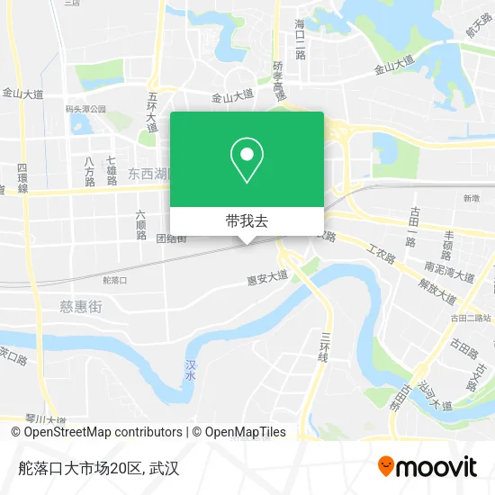 舵落口大市场20区地图