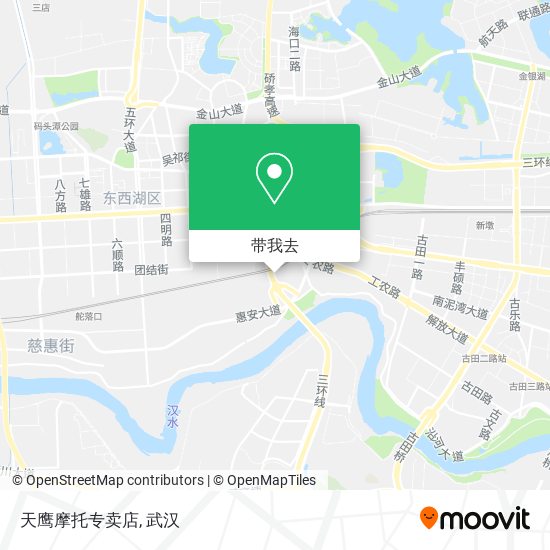 天鹰摩托专卖店地图