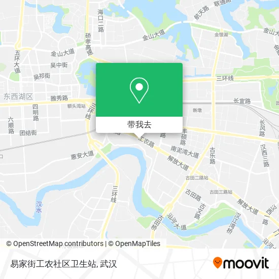 易家街工农社区卫生站地图