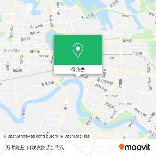 万客隆超市(联友路店)地图