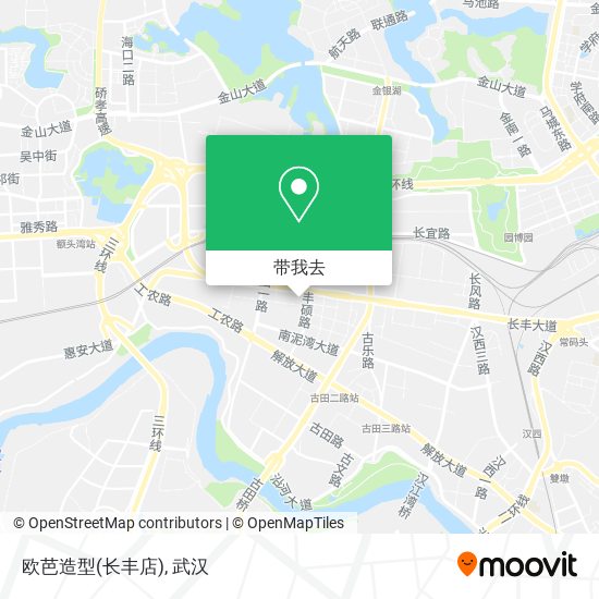 欧芭造型(长丰店)地图