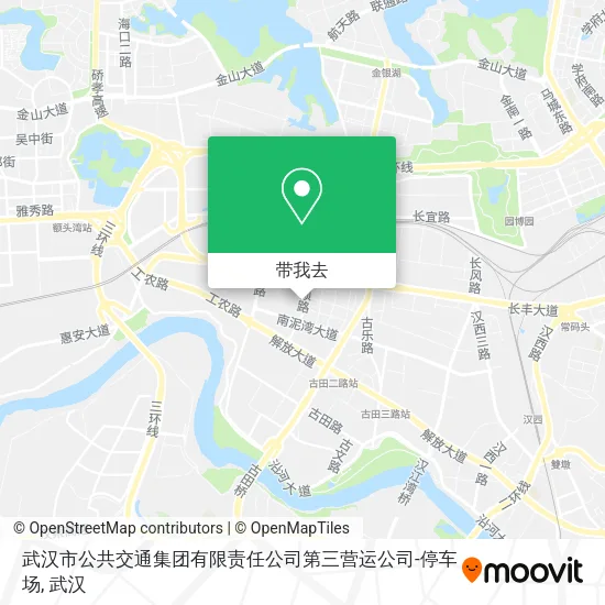 武汉市公共交通集团有限责任公司第三营运公司-停车场地图