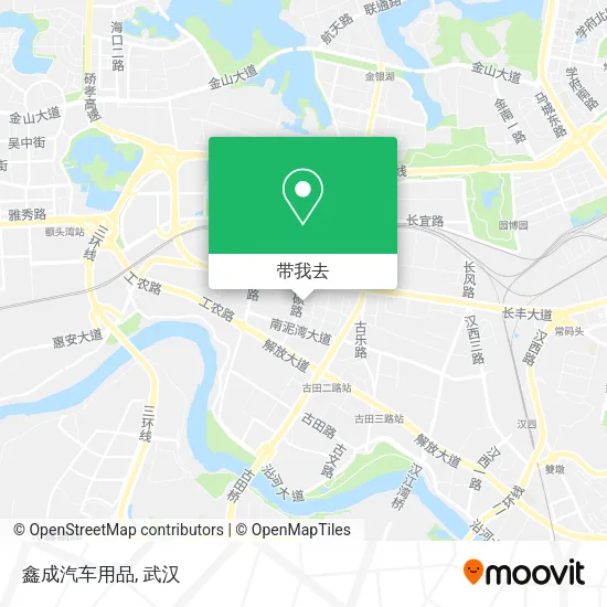 鑫成汽车用品地图