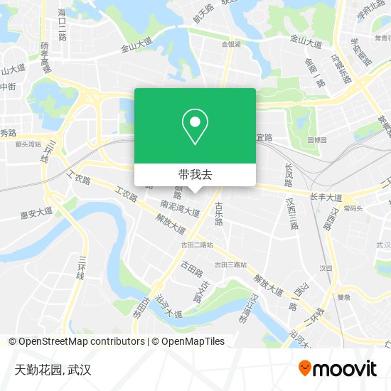 天勤花园地图