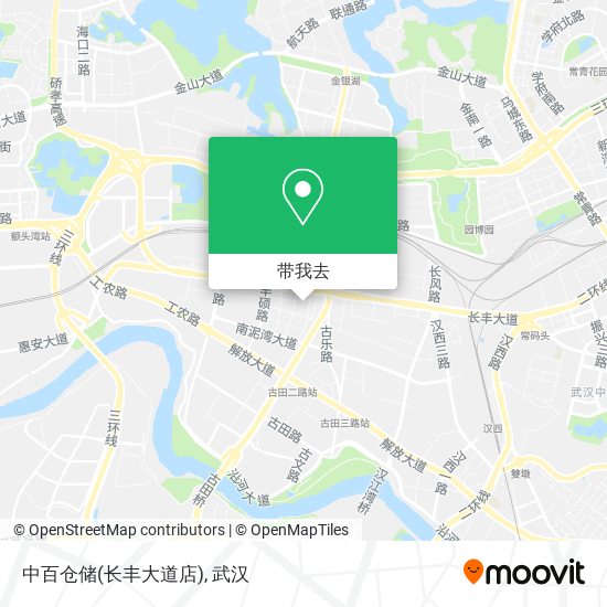 中百仓储(长丰大道店)地图