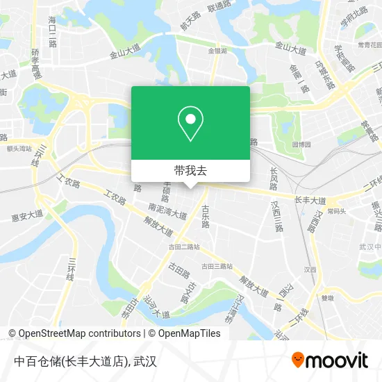 中百仓储(长丰大道店)地图