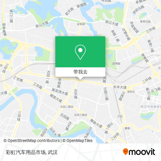 彩虹汽车用品市场地图