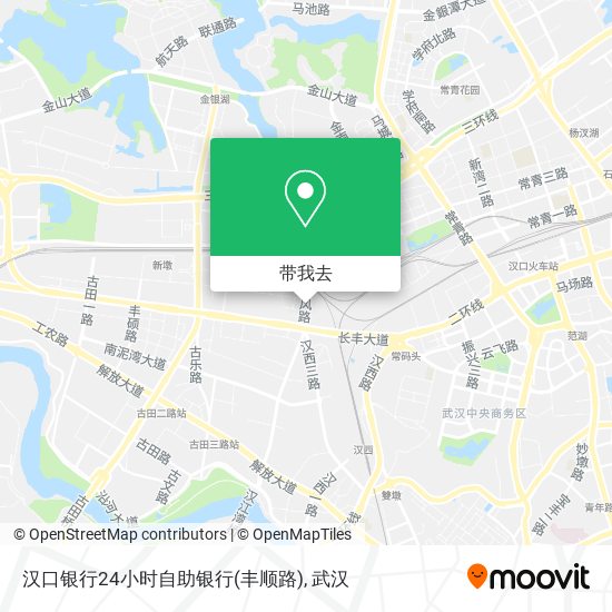 汉口银行24小时自助银行(丰顺路)地图
