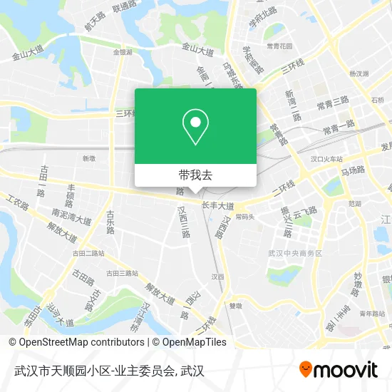 武汉市天顺园小区-业主委员会地图