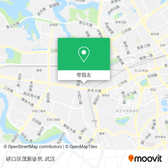硚口区茂新诊所地图