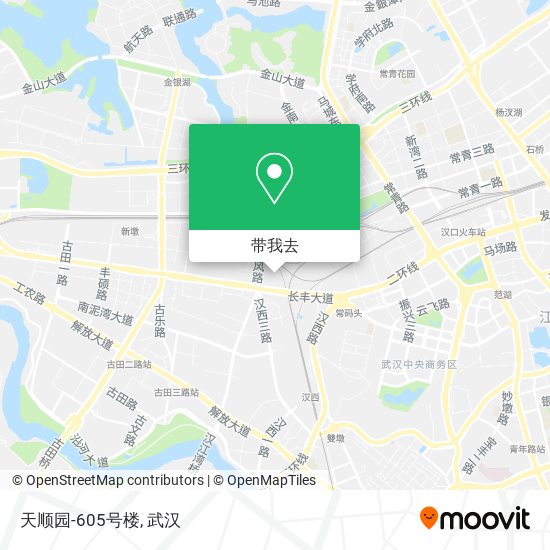 天顺园-605号楼地图