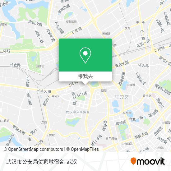 武汉市公安局贺家墩宿舍地图