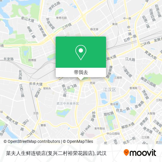 菜夫人生鲜连锁店(复兴二村裕荣花园店)地图