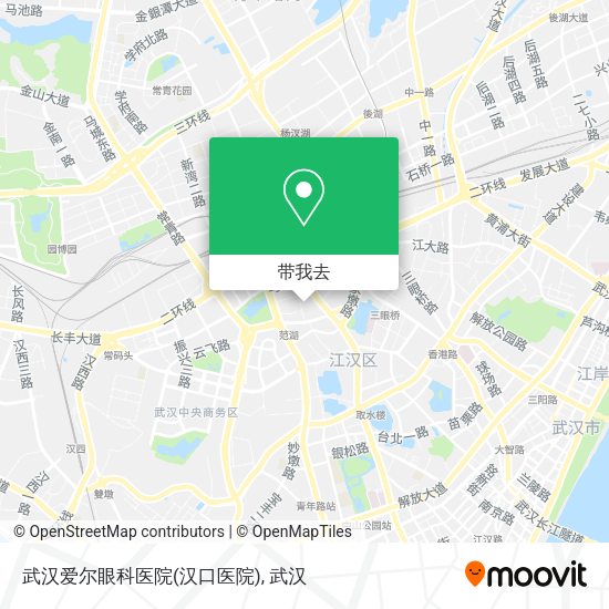 武汉爱尔眼科医院(汉口医院)地图