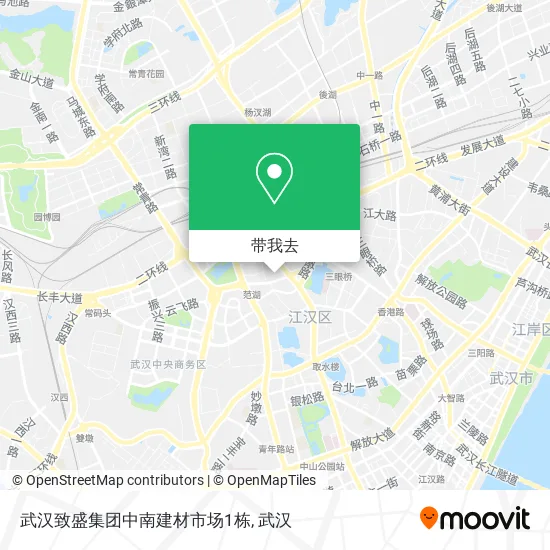 武汉致盛集团中南建材市场1栋地图