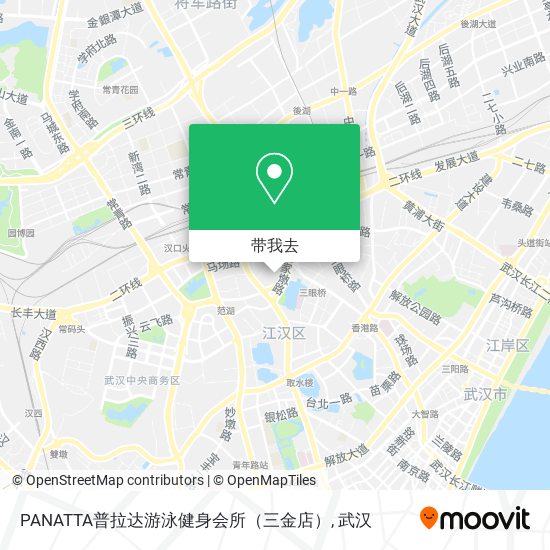 PANATTA普拉达游泳健身会所（三金店）地图