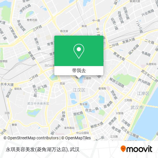 永琪美容美发(菱角湖万达店)地图