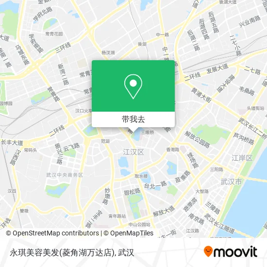 永琪美容美发(菱角湖万达店)地图
