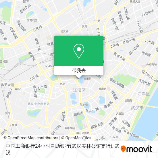 中国工商银行24小时自助银行(武汉美林公馆支行)地图
