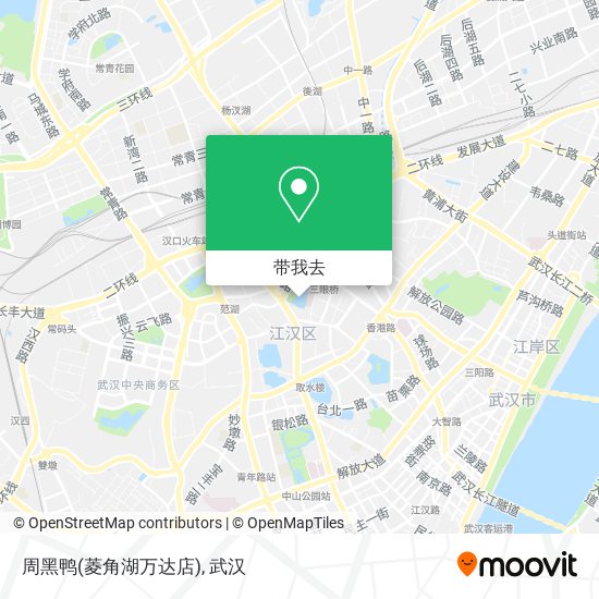 周黑鸭(菱角湖万达店)地图