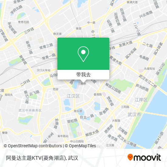 阿曼达主题KTV(菱角湖店)地图