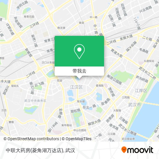 中联大药房(菱角湖万达店)地图